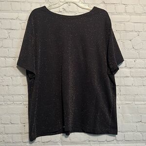 Kathie Lee Women’s Bling Sparkly Top Size 22W/24W